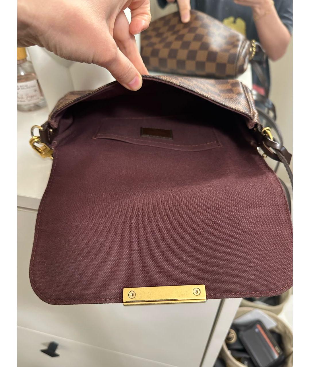 LOUIS VUITTON Коричневая сумка через плечо, фото 4