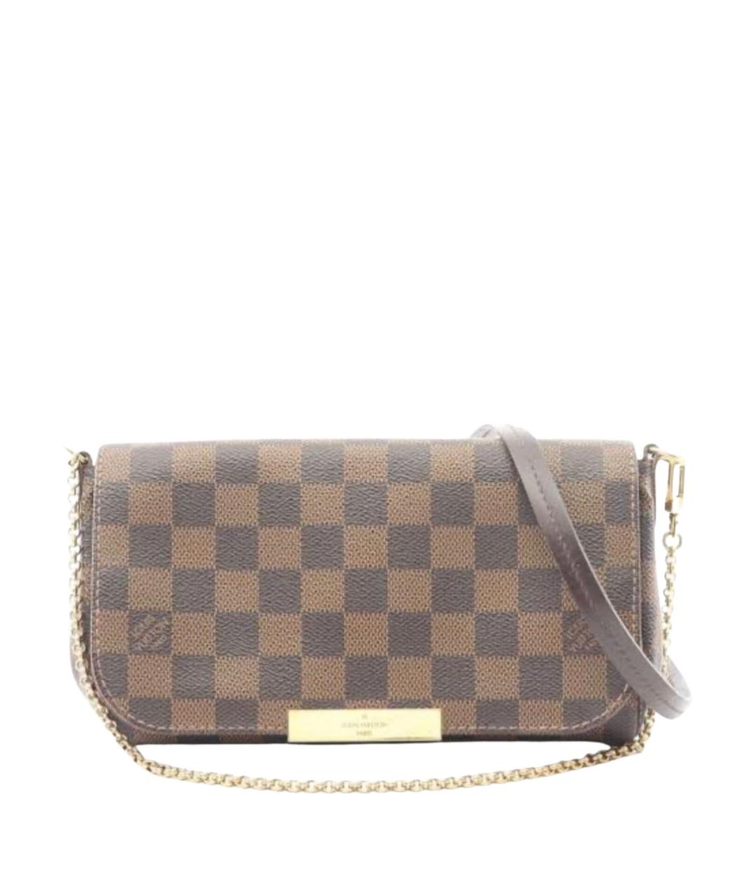 LOUIS VUITTON Коричневая сумка через плечо, фото 1