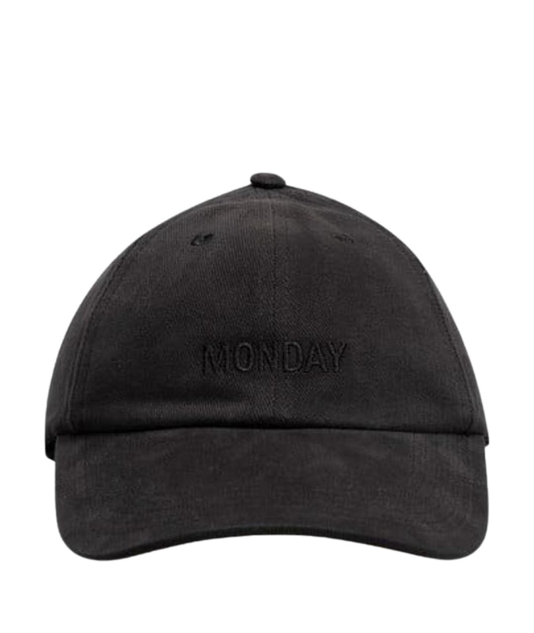 VETEMENTS Черная хлопковая кепка, фото 1