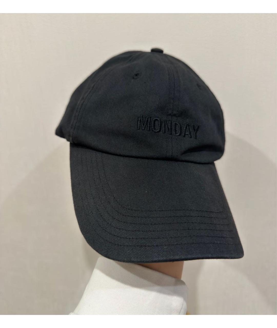 VETEMENTS Черная хлопковая кепка, фото 2