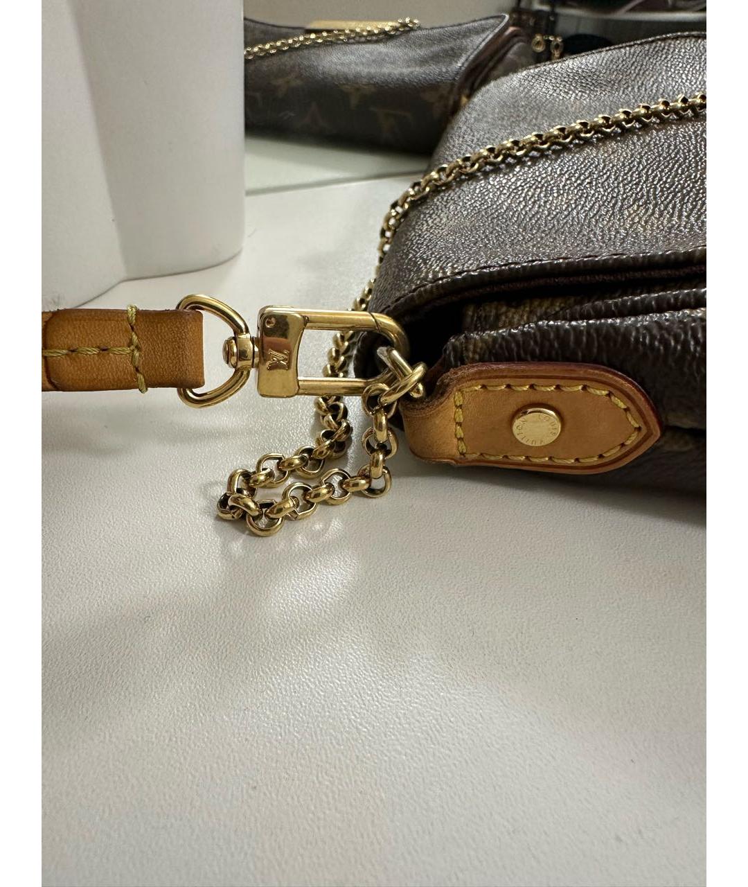 LOUIS VUITTON Коричневая сумка через плечо, фото 7