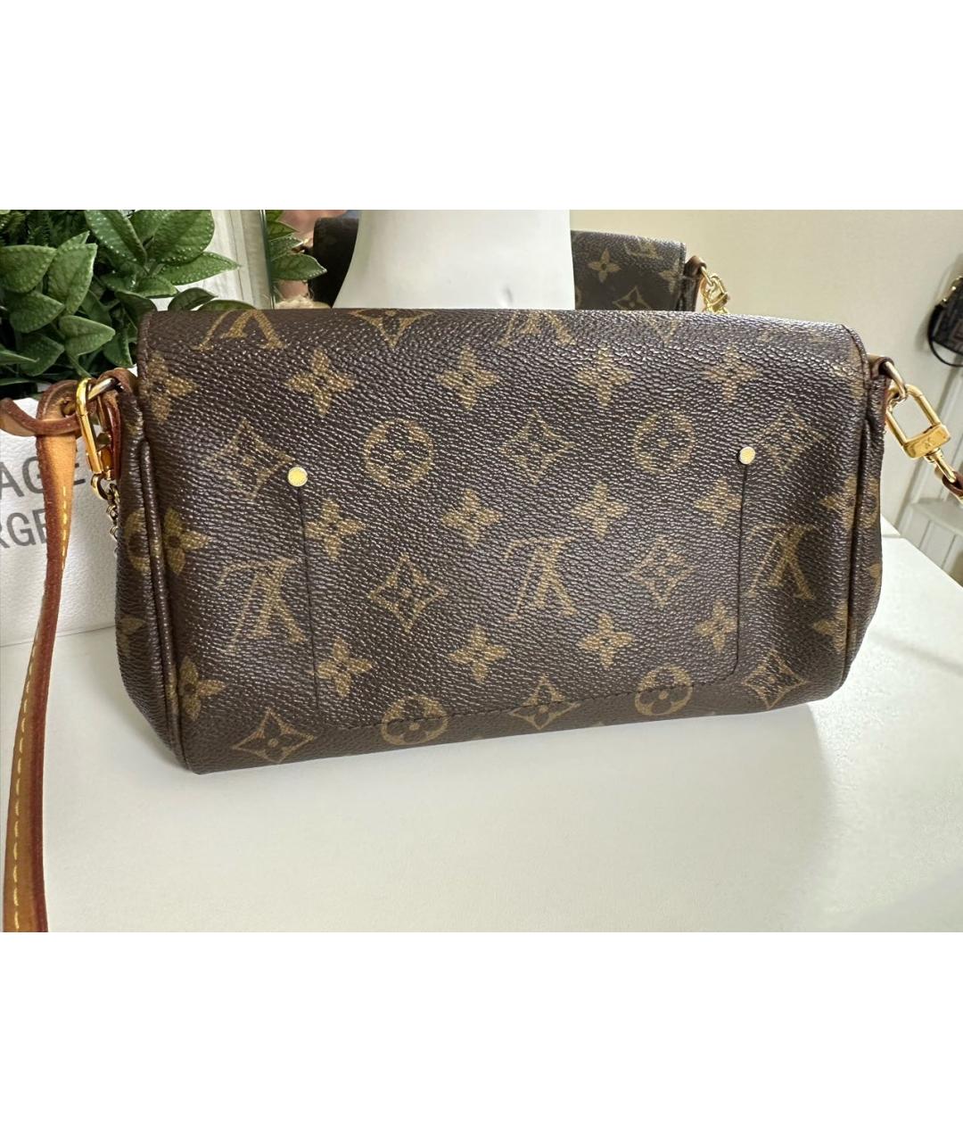 LOUIS VUITTON Коричневая сумка через плечо, фото 4