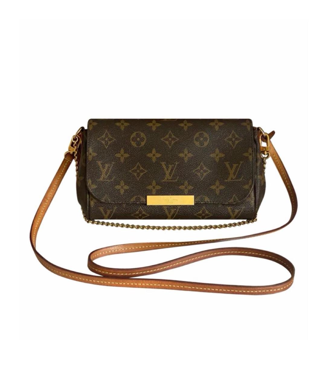 LOUIS VUITTON Коричневая сумка через плечо, фото 9