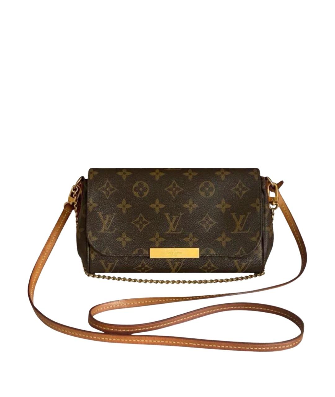 LOUIS VUITTON Коричневая сумка через плечо, фото 1