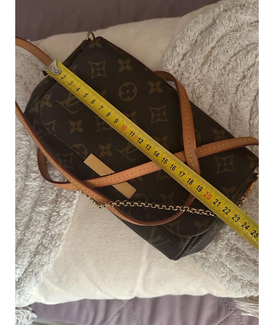 LOUIS VUITTON Коричневая сумка через плечо, фото 8