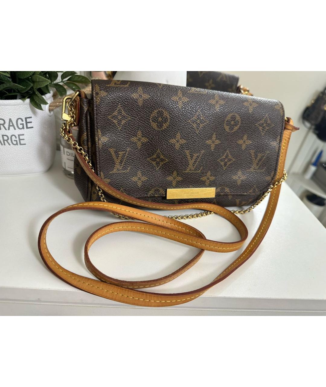 LOUIS VUITTON Коричневая сумка через плечо, фото 2