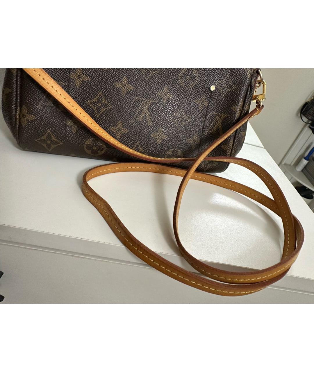 LOUIS VUITTON Коричневая сумка через плечо, фото 5