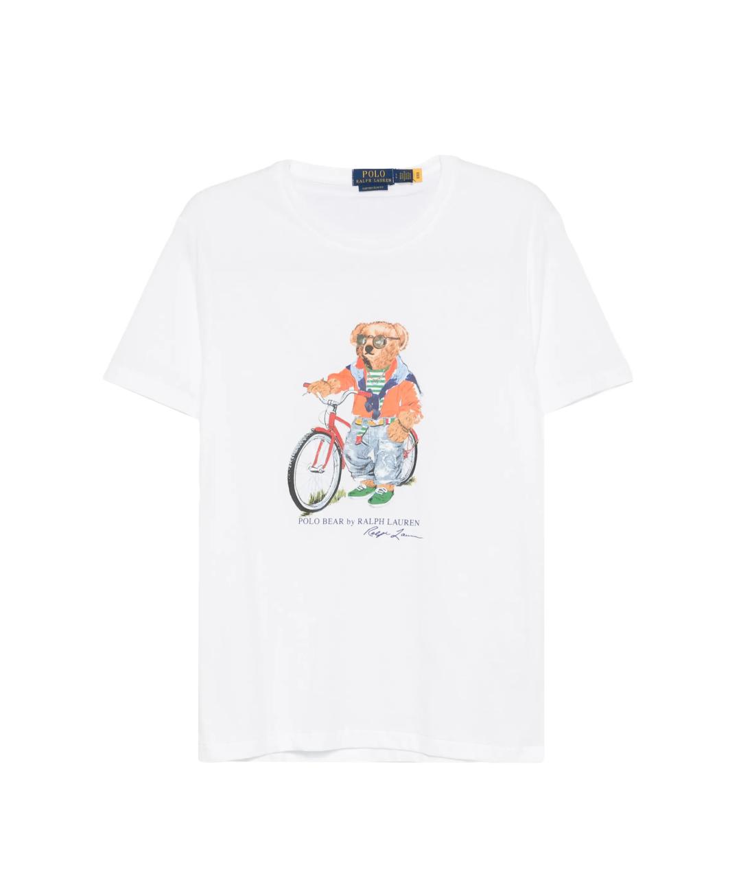 POLO RALPH LAUREN Белая хлопковая футболка, фото 1