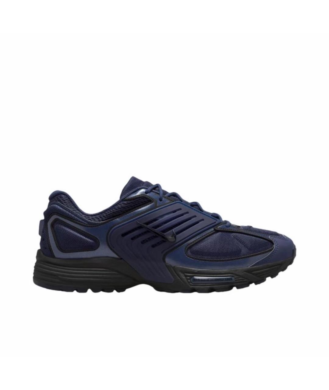 NIKE Темно-синие текстильные низкие кроссовки / кеды, фото 1