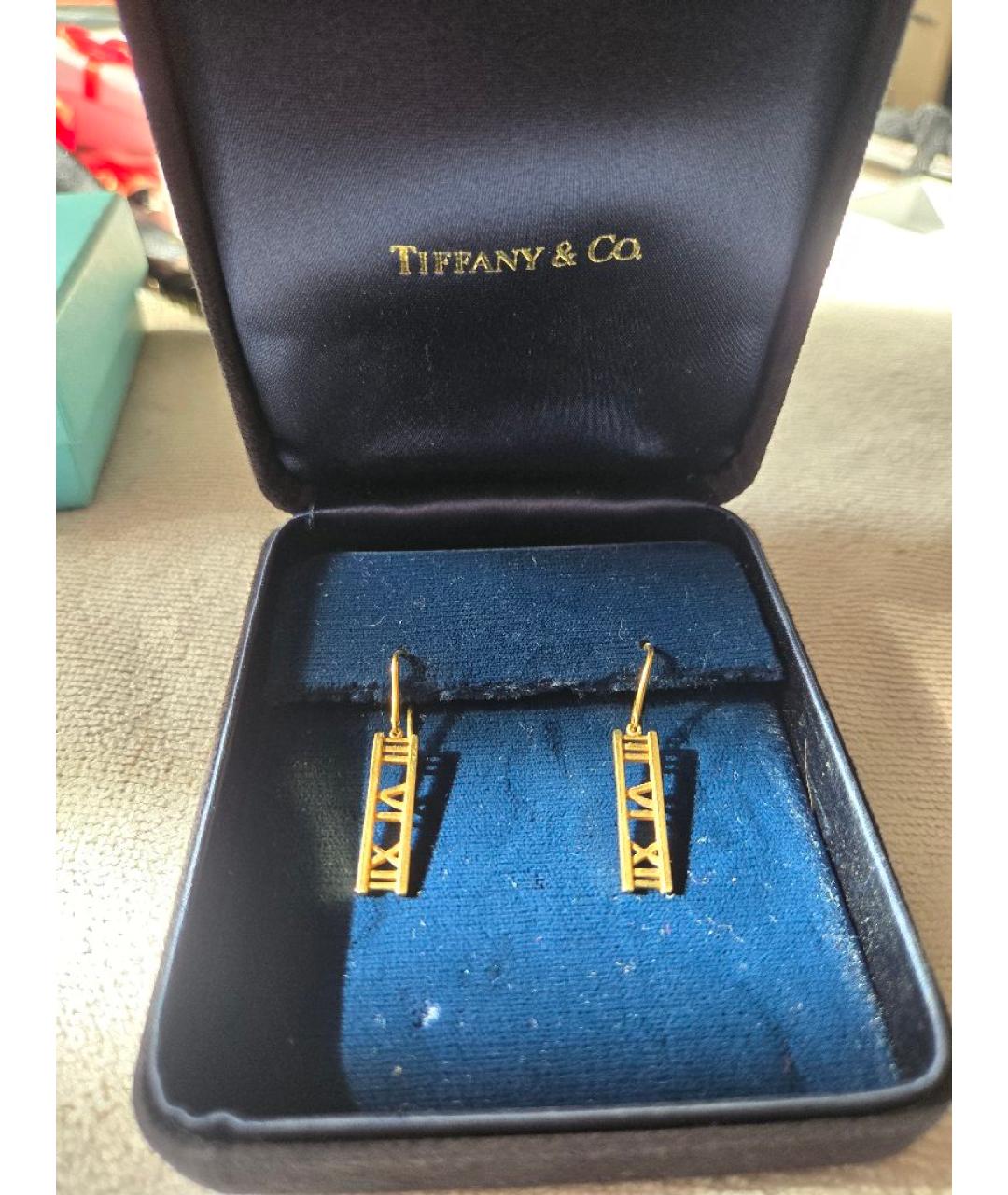 TIFFANY&CO Золотые серьги из желтого золота, фото 3