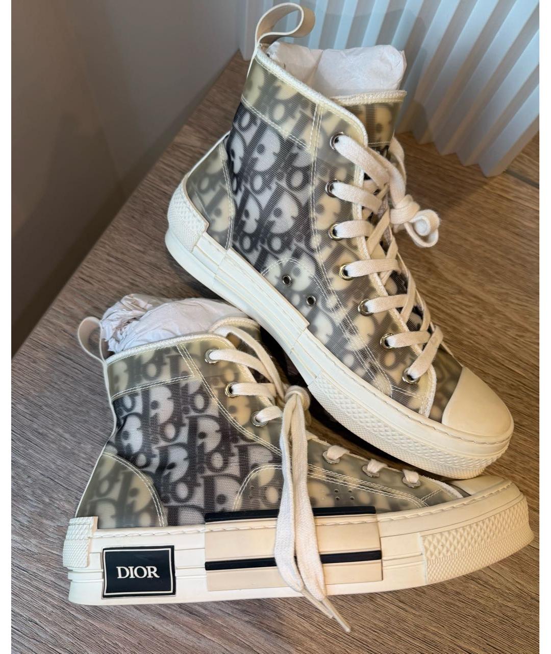 CHRISTIAN DIOR Серые кеды, фото 6