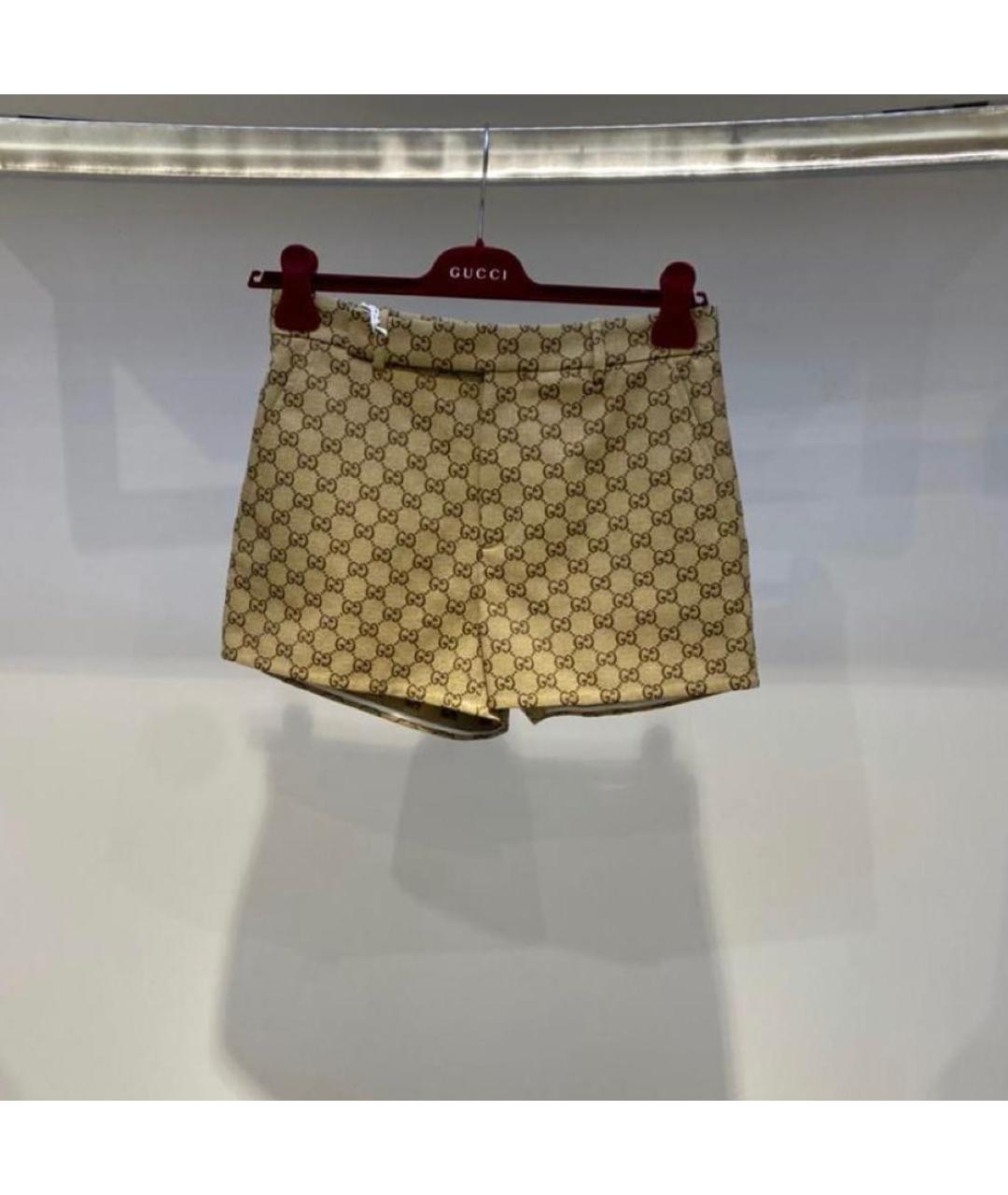 GUCCI Бежевые шорты, фото 3