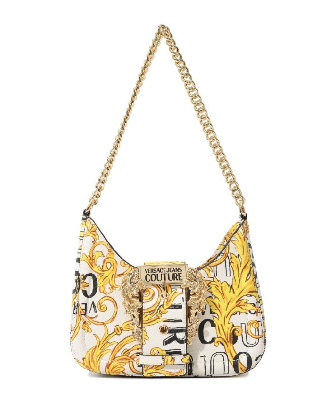VERSACE JEANS COUTURE Желтая сумка через плечо, фото 10