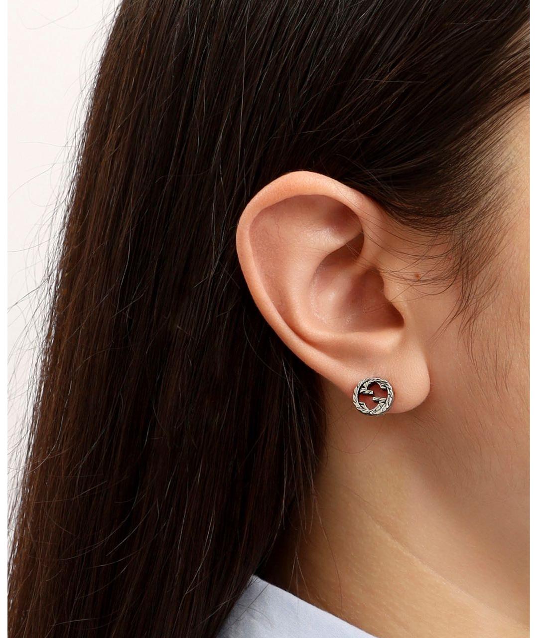 GUCCI Серебряные серебряные серьги, фото 2