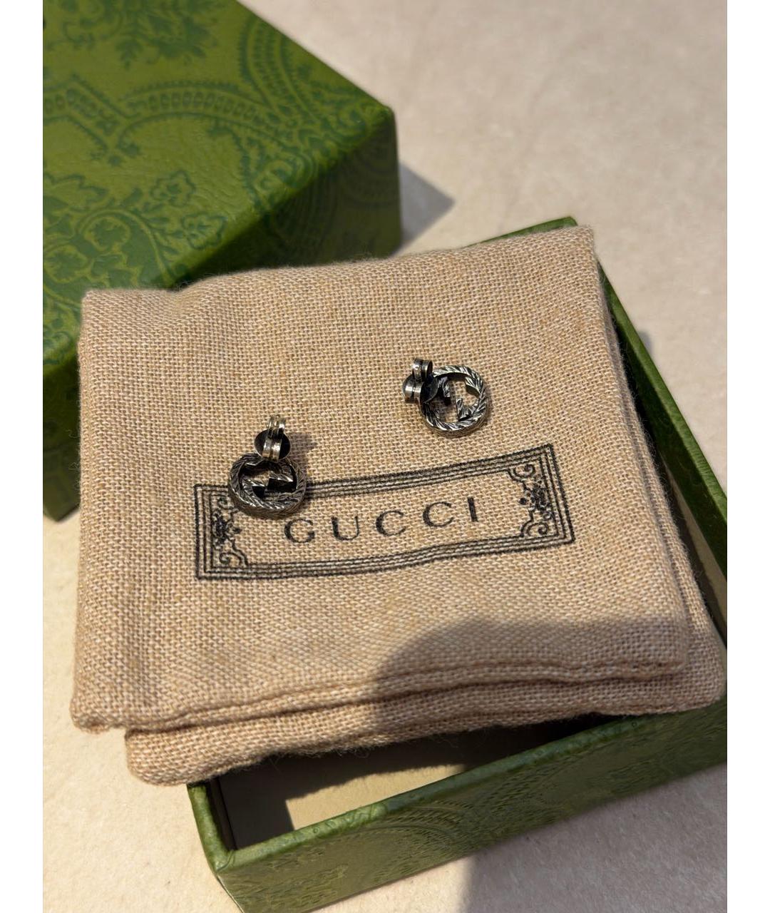 GUCCI Серебряные серебряные серьги, фото 6