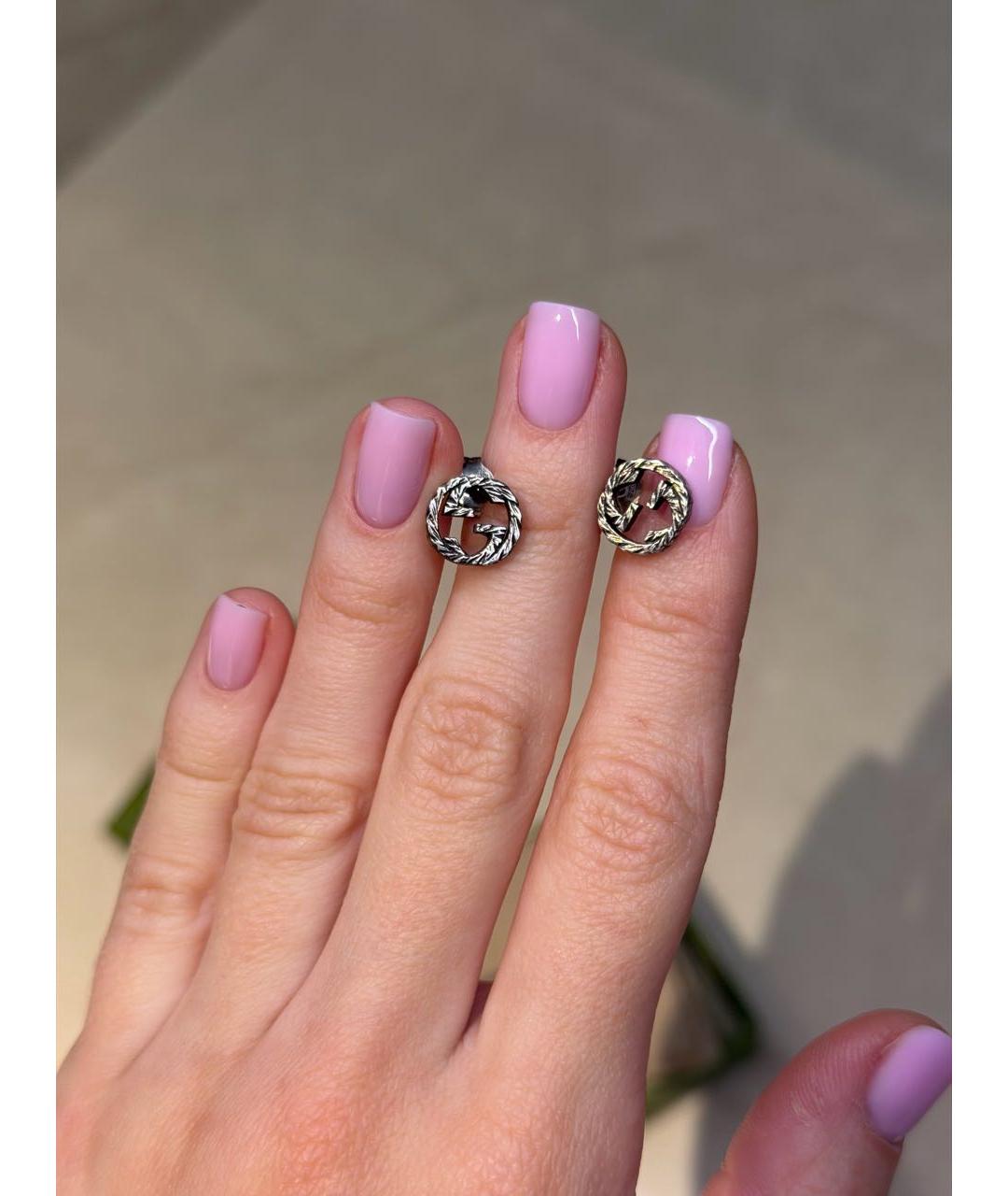 GUCCI Серебряные серебряные серьги, фото 5