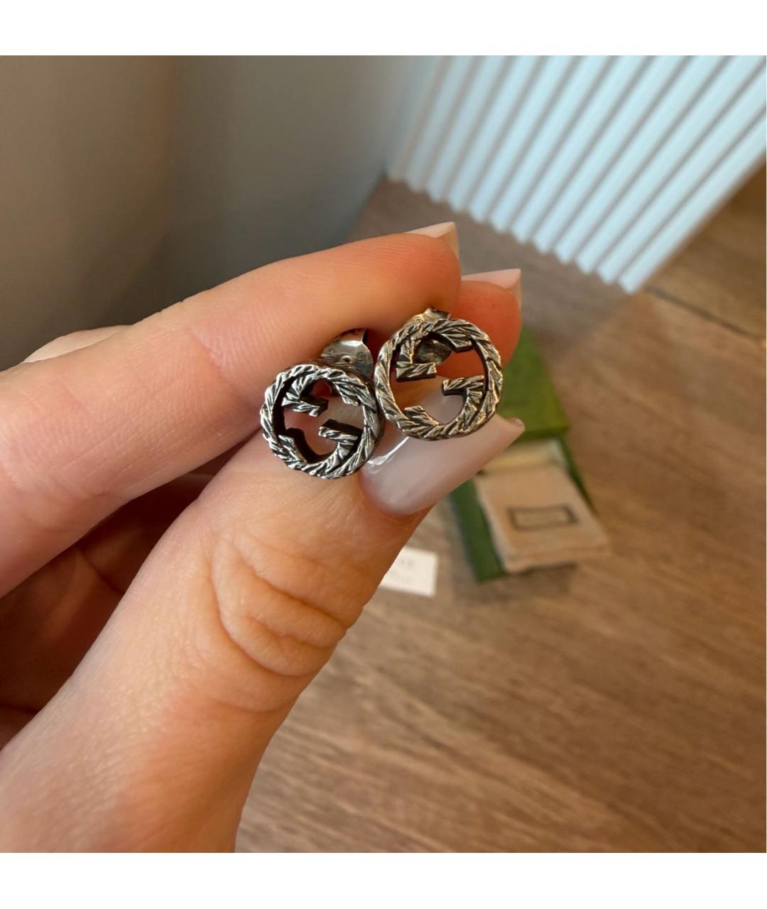 GUCCI Серебряные серебряные серьги, фото 5