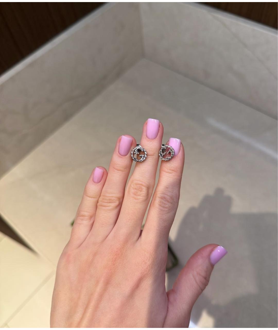 GUCCI Серебряные серебряные серьги, фото 4