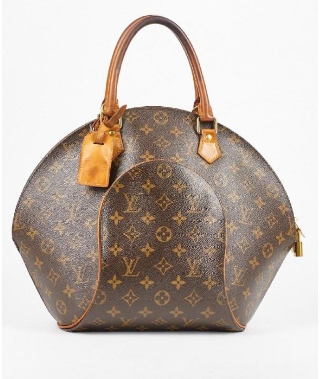 LOUIS VUITTON Коричневая сумка с короткими ручками, фото 9