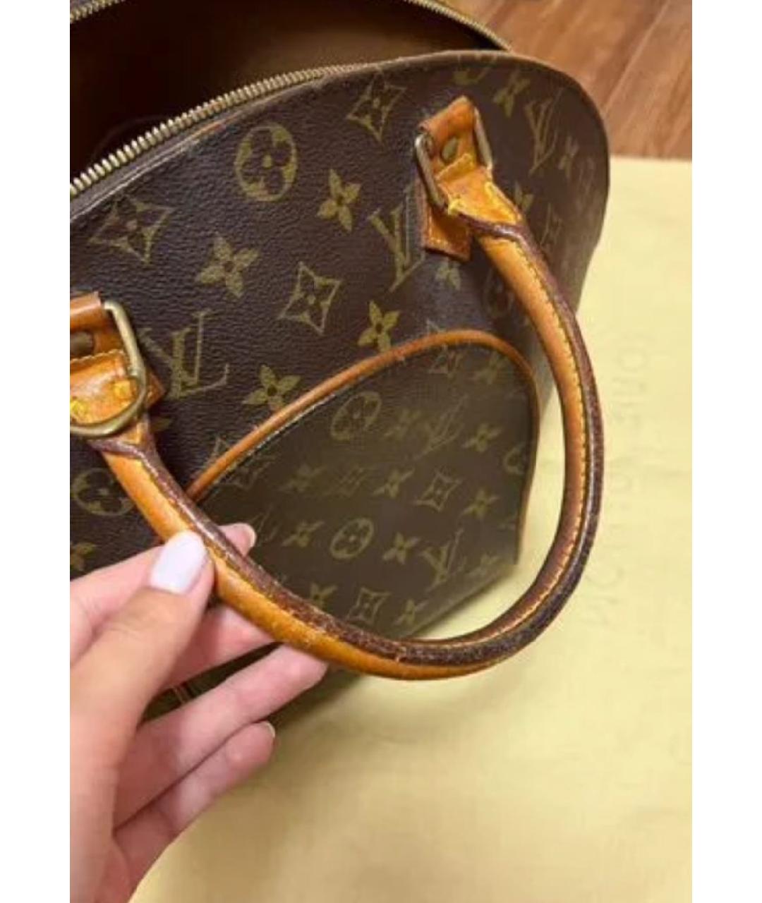 LOUIS VUITTON Коричневая сумка с короткими ручками, фото 7