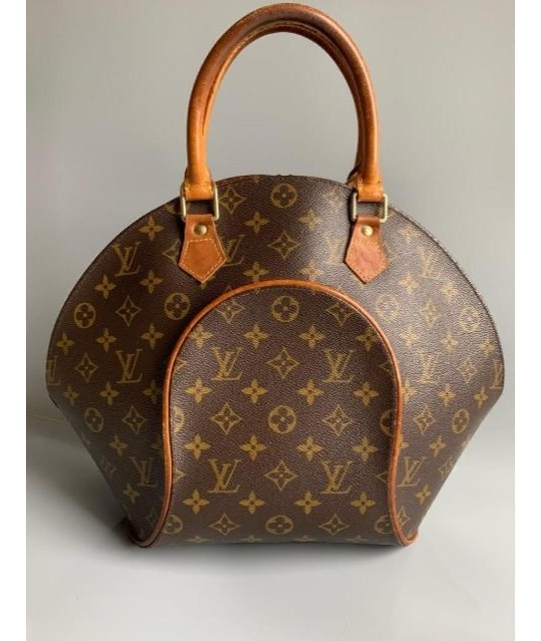 LOUIS VUITTON Коричневая сумка с короткими ручками, фото 4