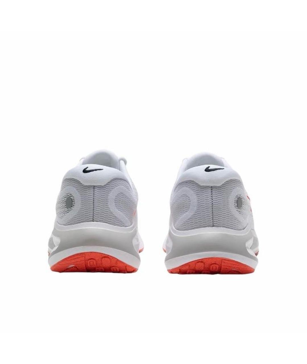 NIKE Белые текстильные низкие кроссовки / кеды, фото 4