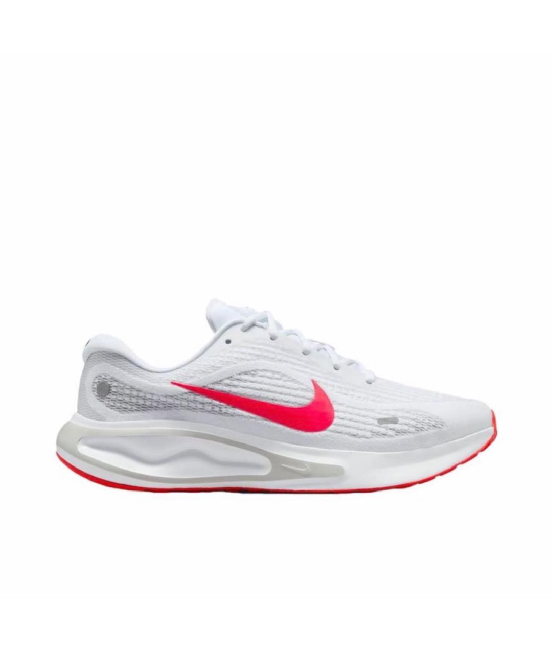 NIKE Белые текстильные низкие кроссовки / кеды, фото 1