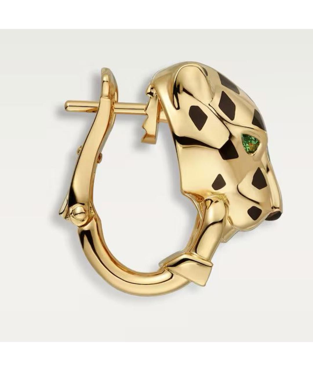 CARTIER Золотые серьги из желтого золота, фото 2