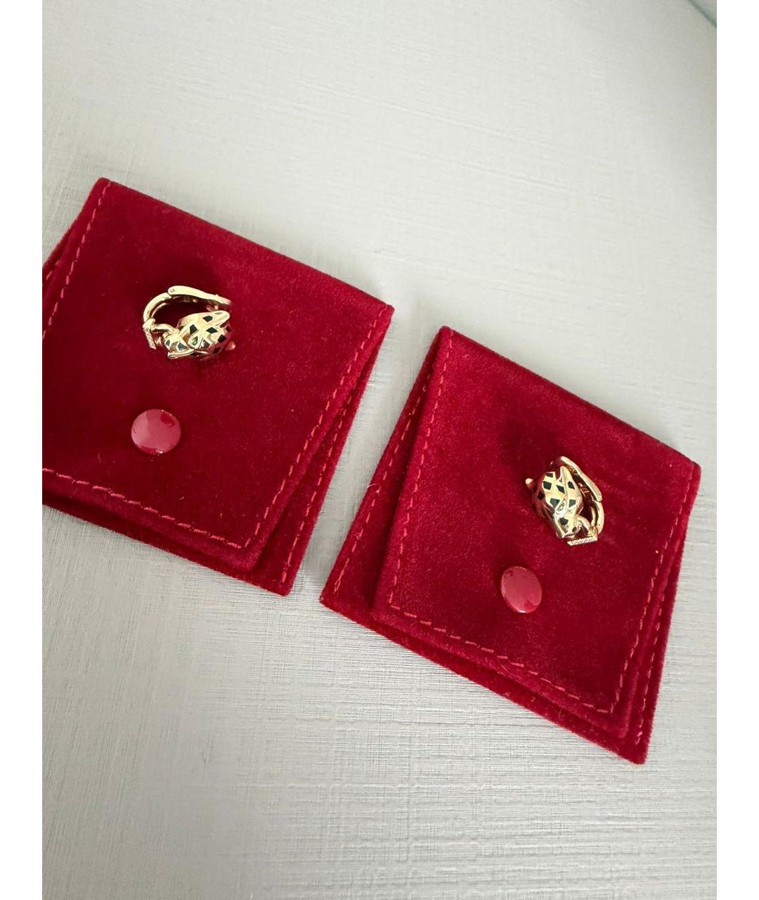 CARTIER Золотые серьги из желтого золота, фото 4
