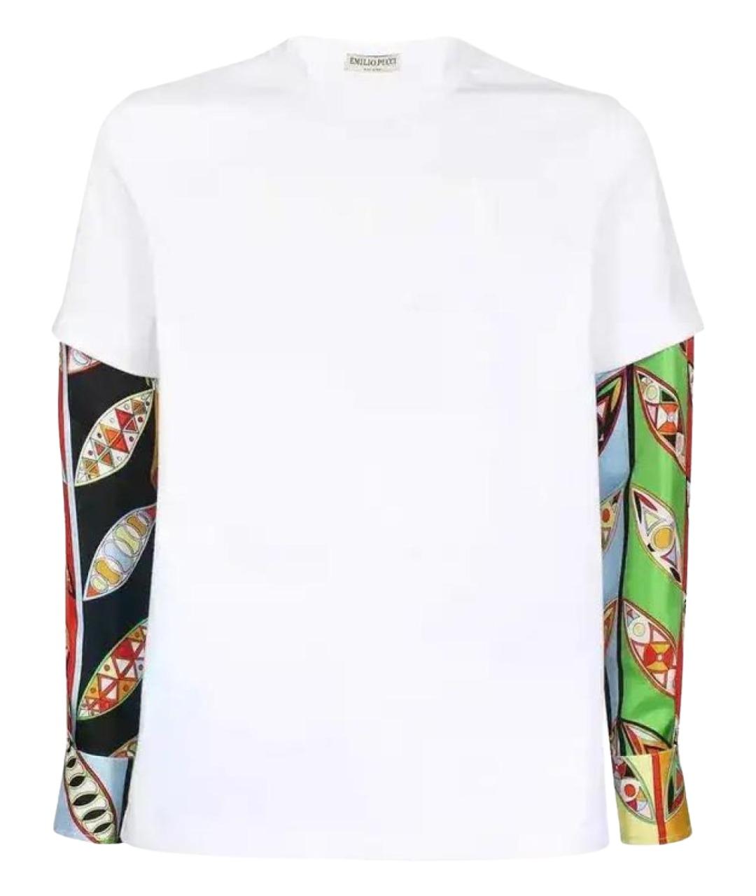 EMILIO PUCCI Мульти хлопковая футболка, фото 1