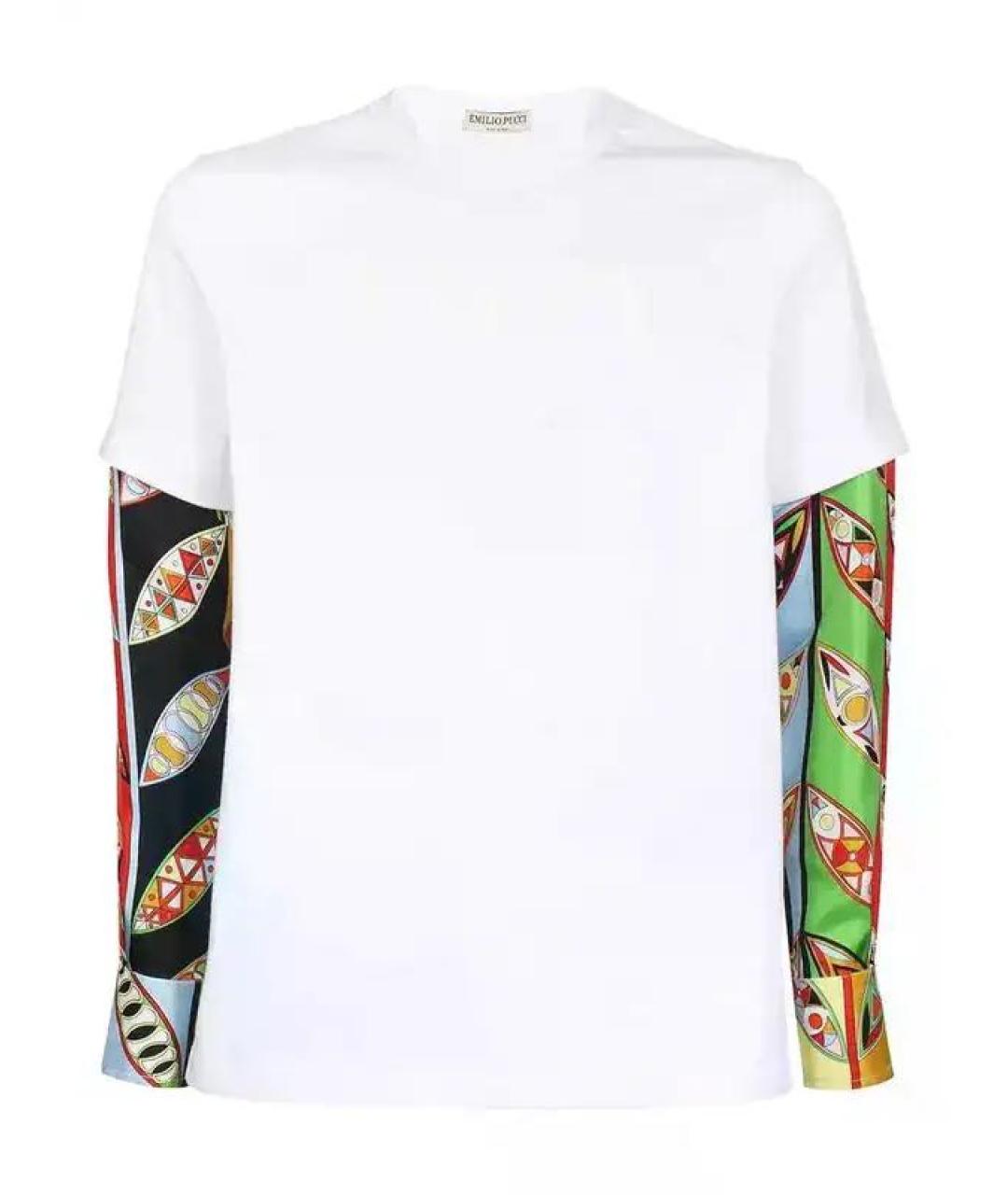 EMILIO PUCCI Мульти хлопковая футболка, фото 8