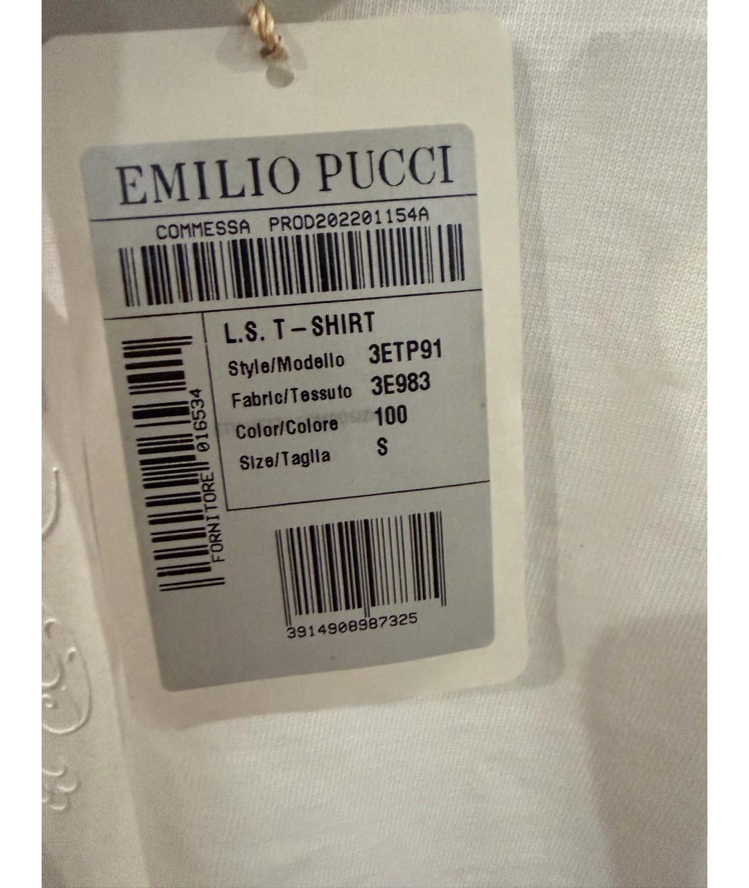 EMILIO PUCCI Мульти хлопковая футболка, фото 4