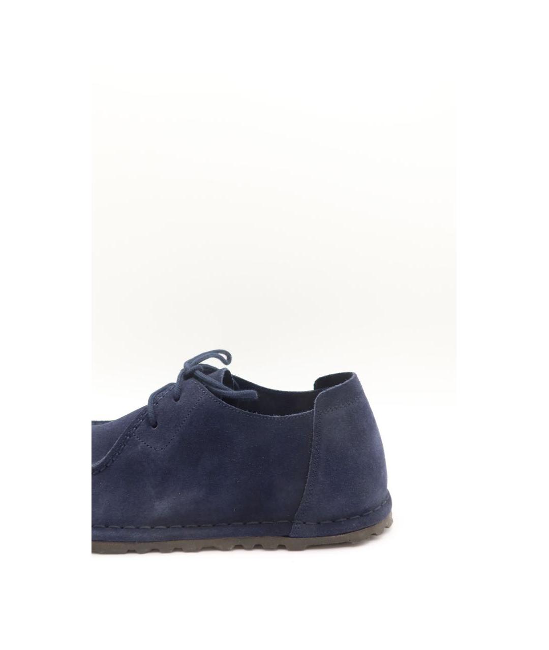BIRKENSTOCK Темно-синие замшевые низкие ботинки, фото 4