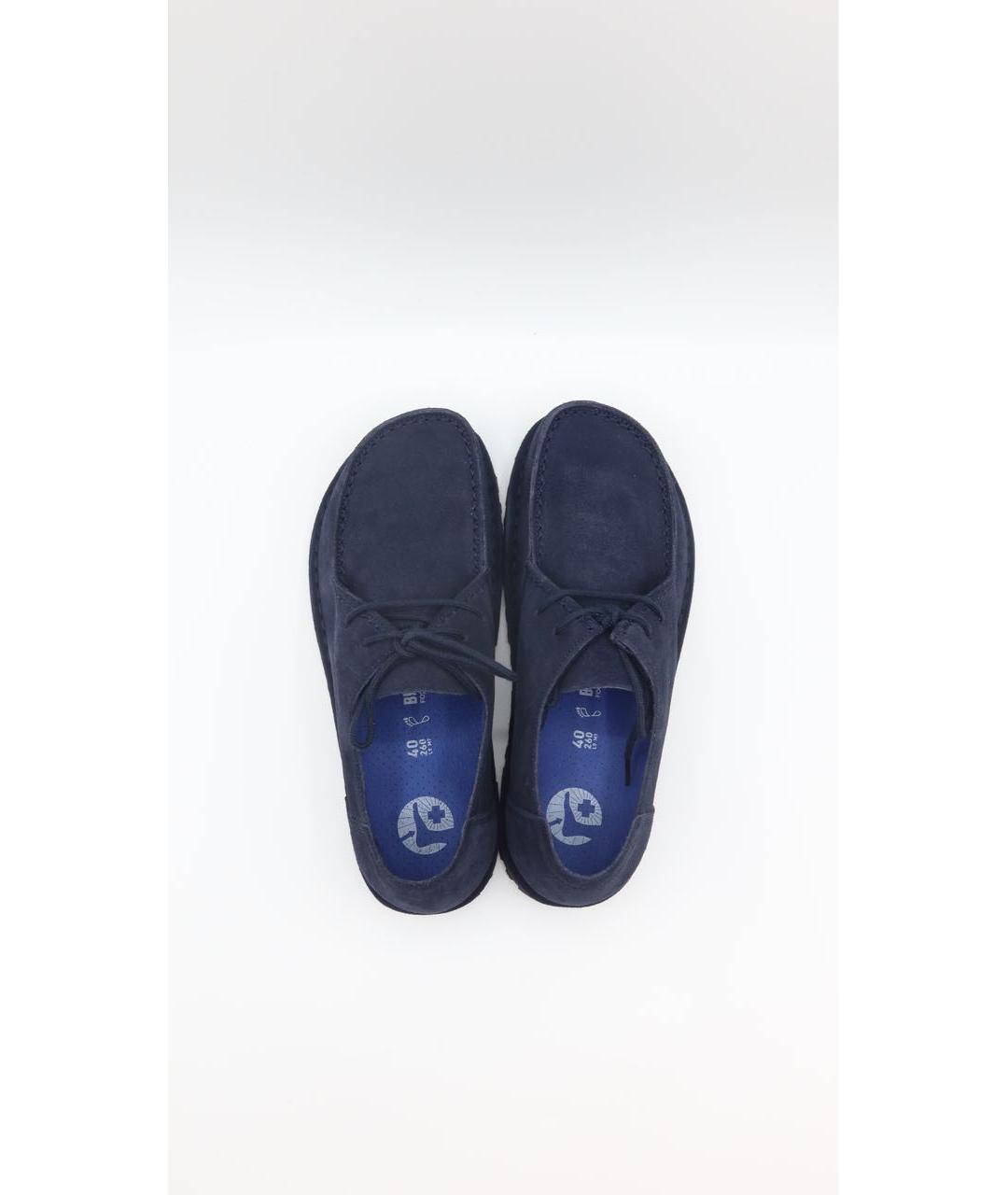 BIRKENSTOCK Темно-синие замшевые низкие ботинки, фото 7