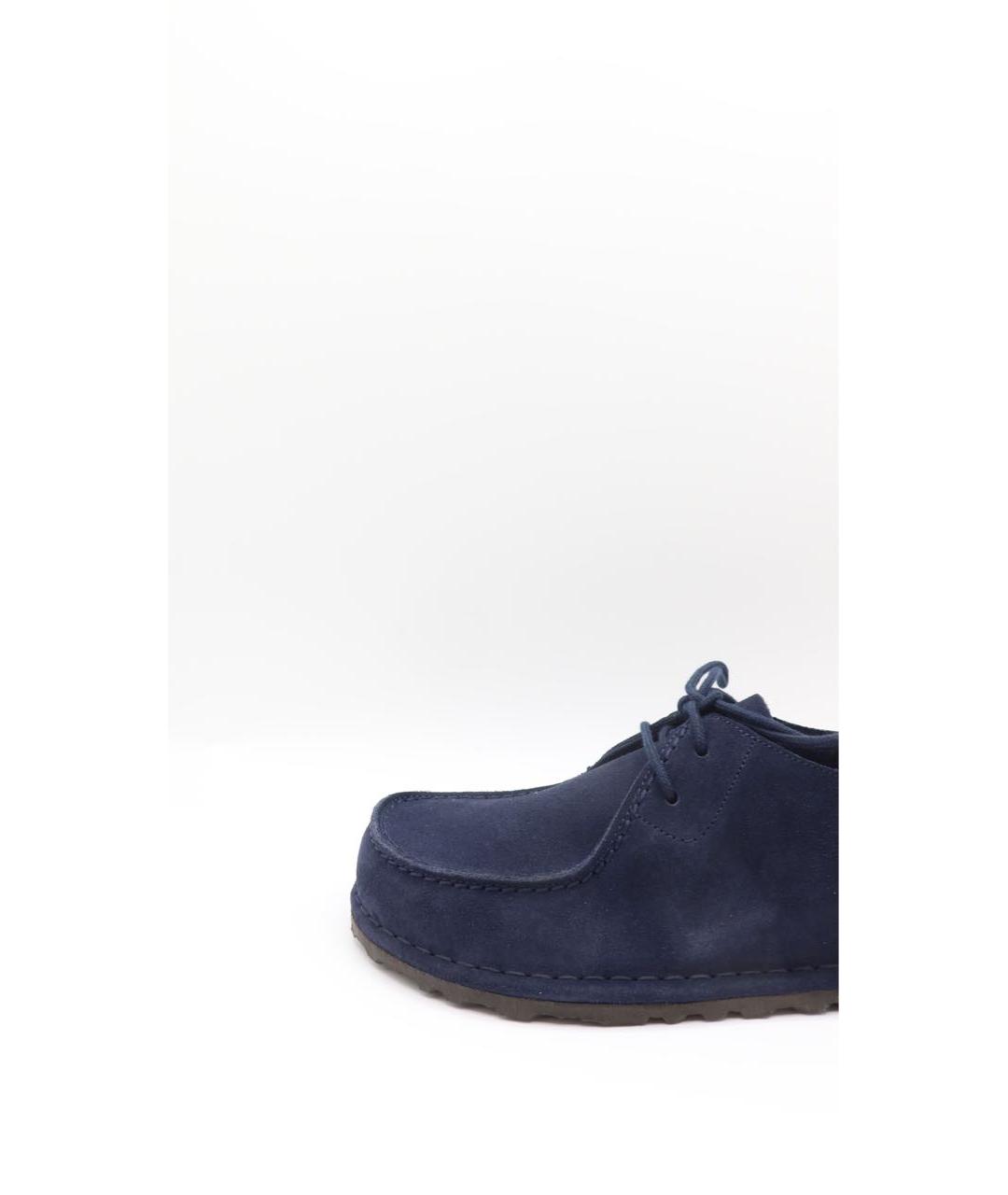 BIRKENSTOCK Темно-синие замшевые низкие ботинки, фото 3