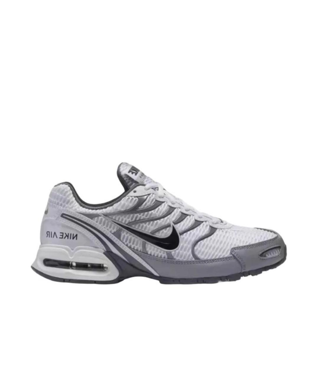 NIKE Белые текстильные низкие кроссовки / кеды, фото 1
