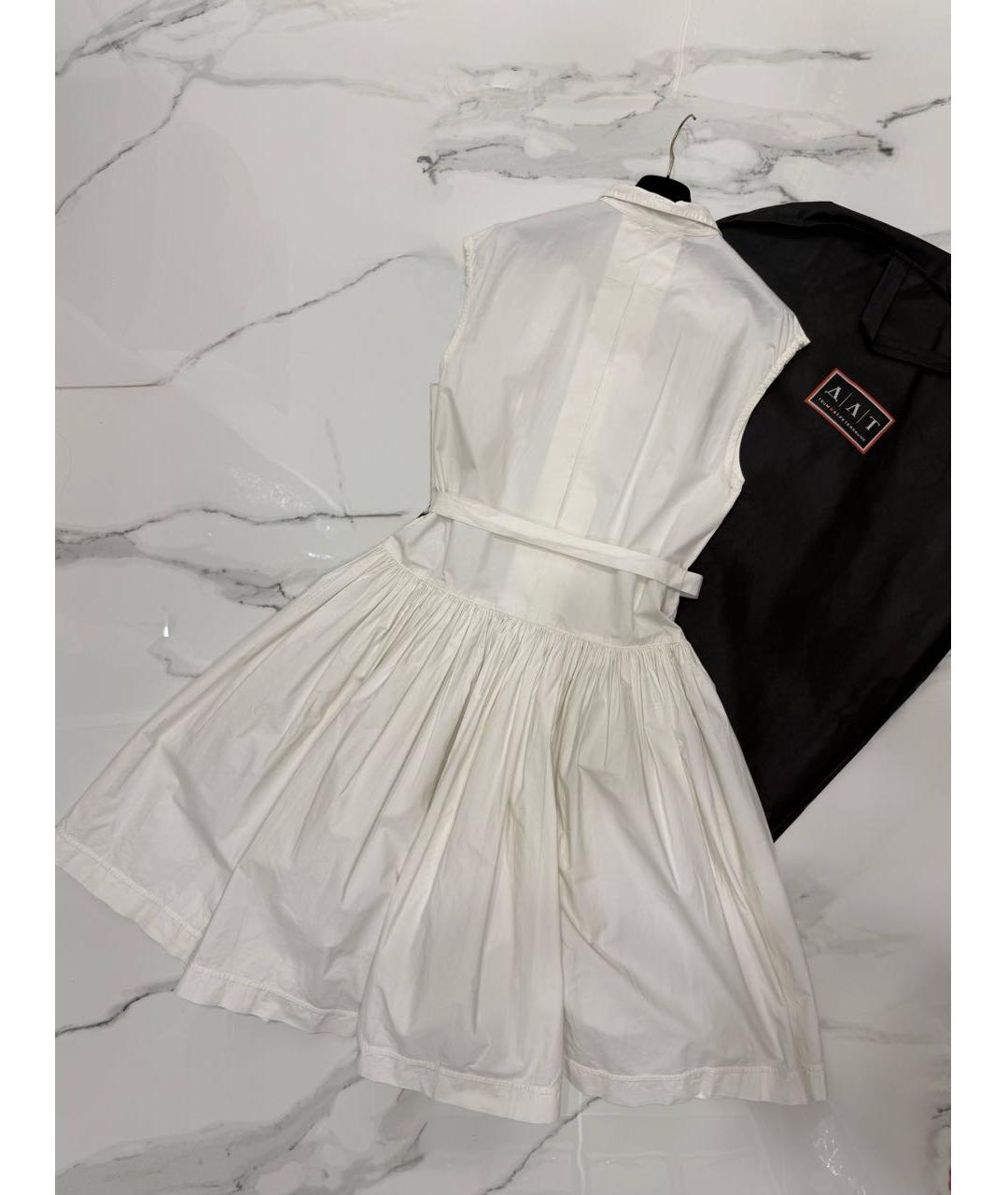 PRADA Бежевое хлопковое повседневное платье, фото 7