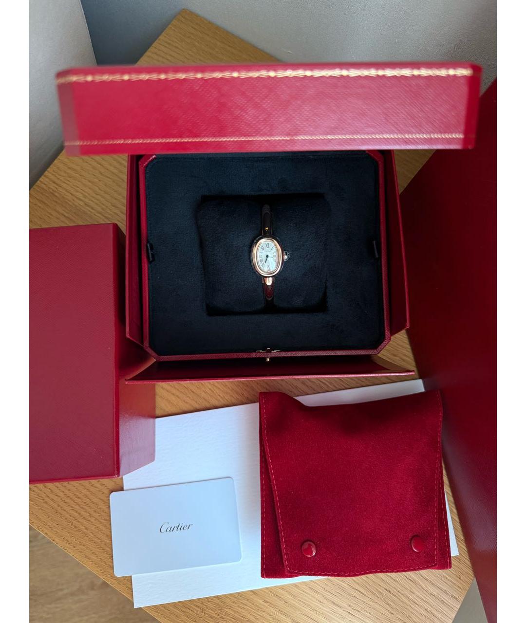 CARTIER Розовые часы из розового золота, фото 4