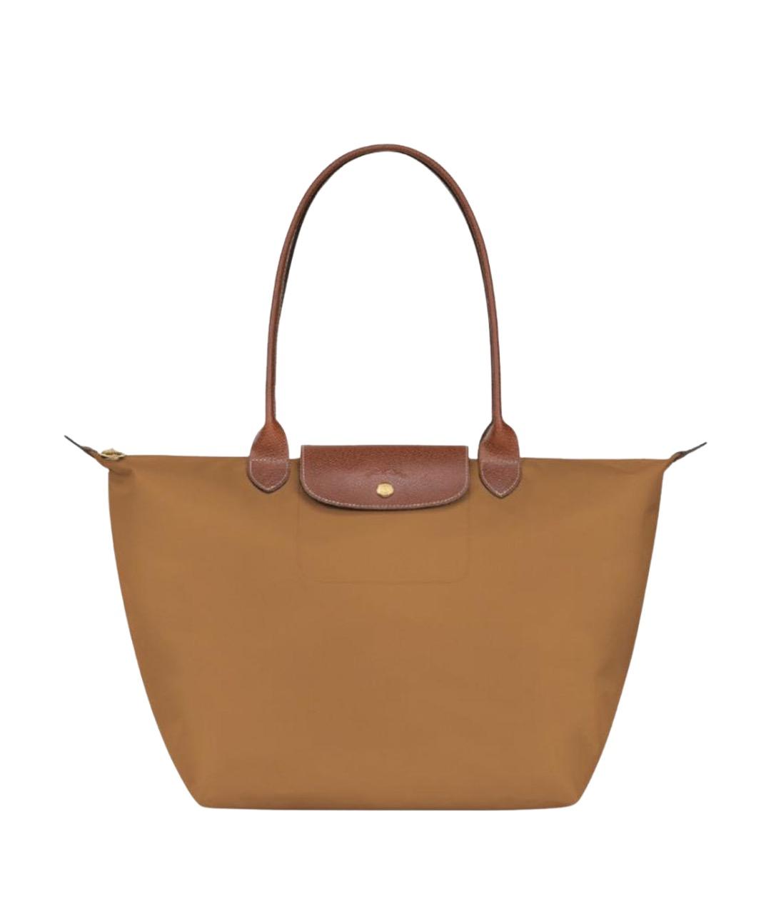 LONGCHAMP Бежевая сумка тоут, фото 1