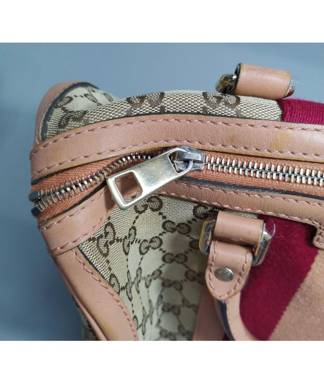 GUCCI Бежевая сумка с короткими ручками, фото 4
