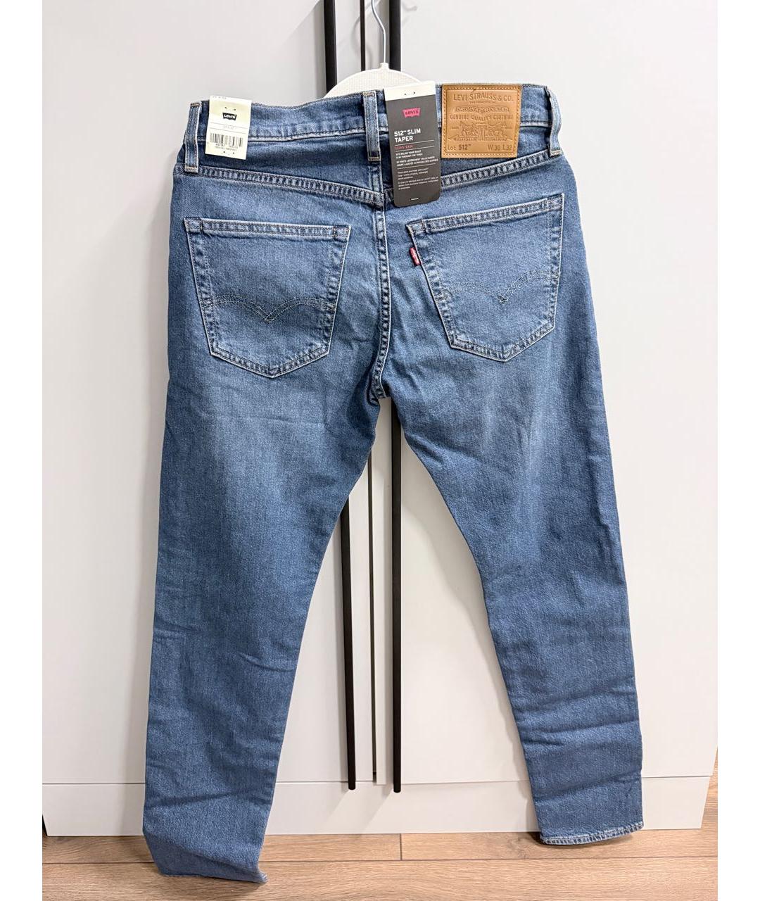 LEVI'S Синие хлопковые джинсы скинни, фото 2
