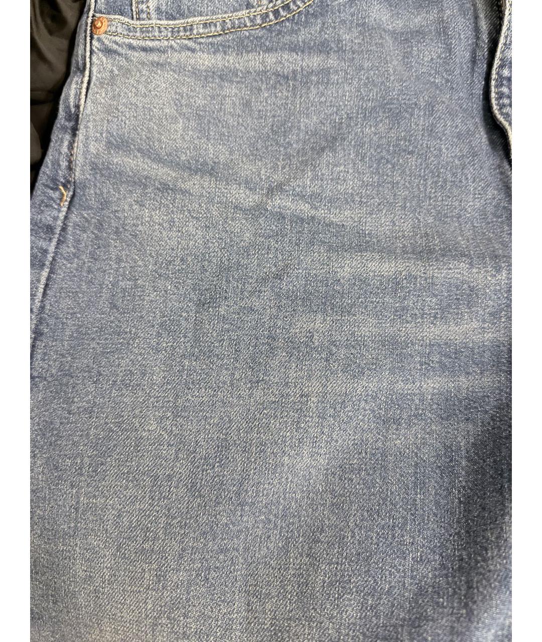 LEVI'S Синие хлопковые джинсы скинни, фото 4