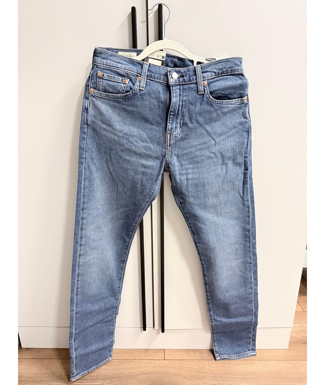 LEVI'S Синие хлопковые джинсы скинни, фото 8