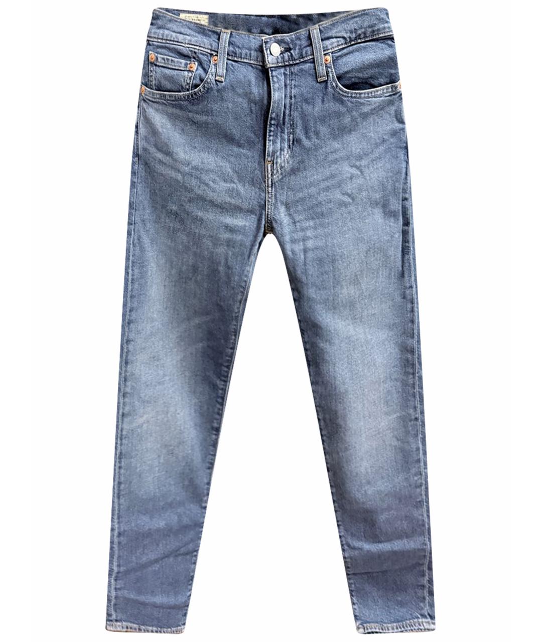 LEVI'S Синие хлопковые джинсы скинни, фото 1