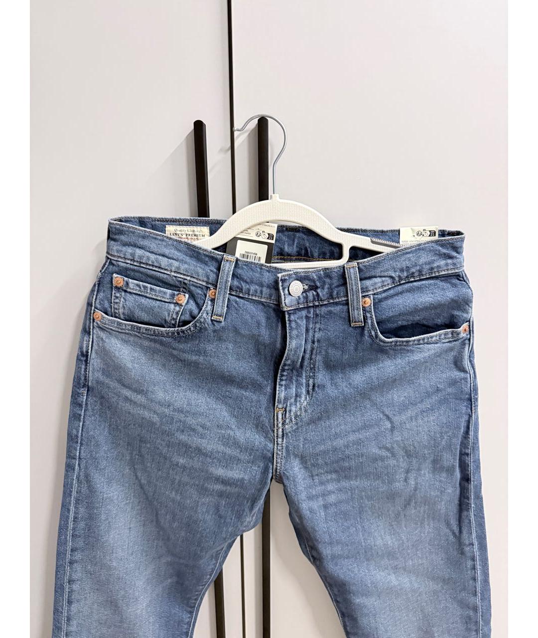 LEVI'S Синие хлопковые джинсы скинни, фото 7