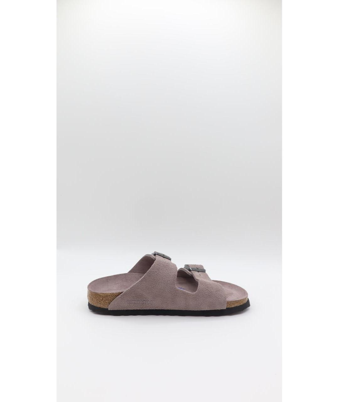 BIRKENSTOCK Розовые замшевые сандалии, фото 7