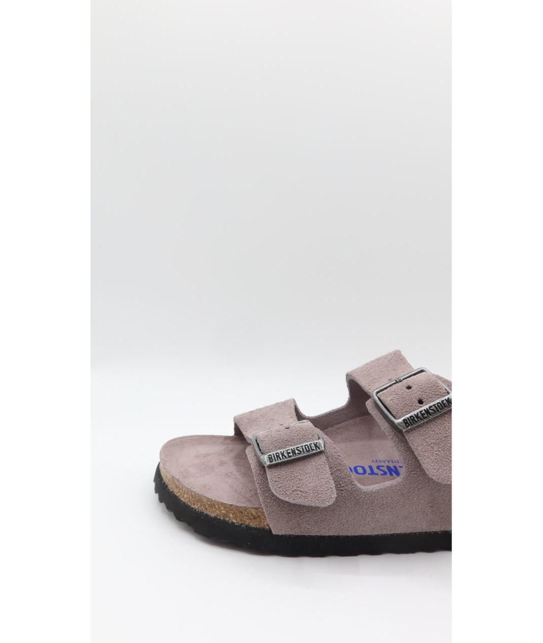 BIRKENSTOCK Розовые замшевые сандалии, фото 6