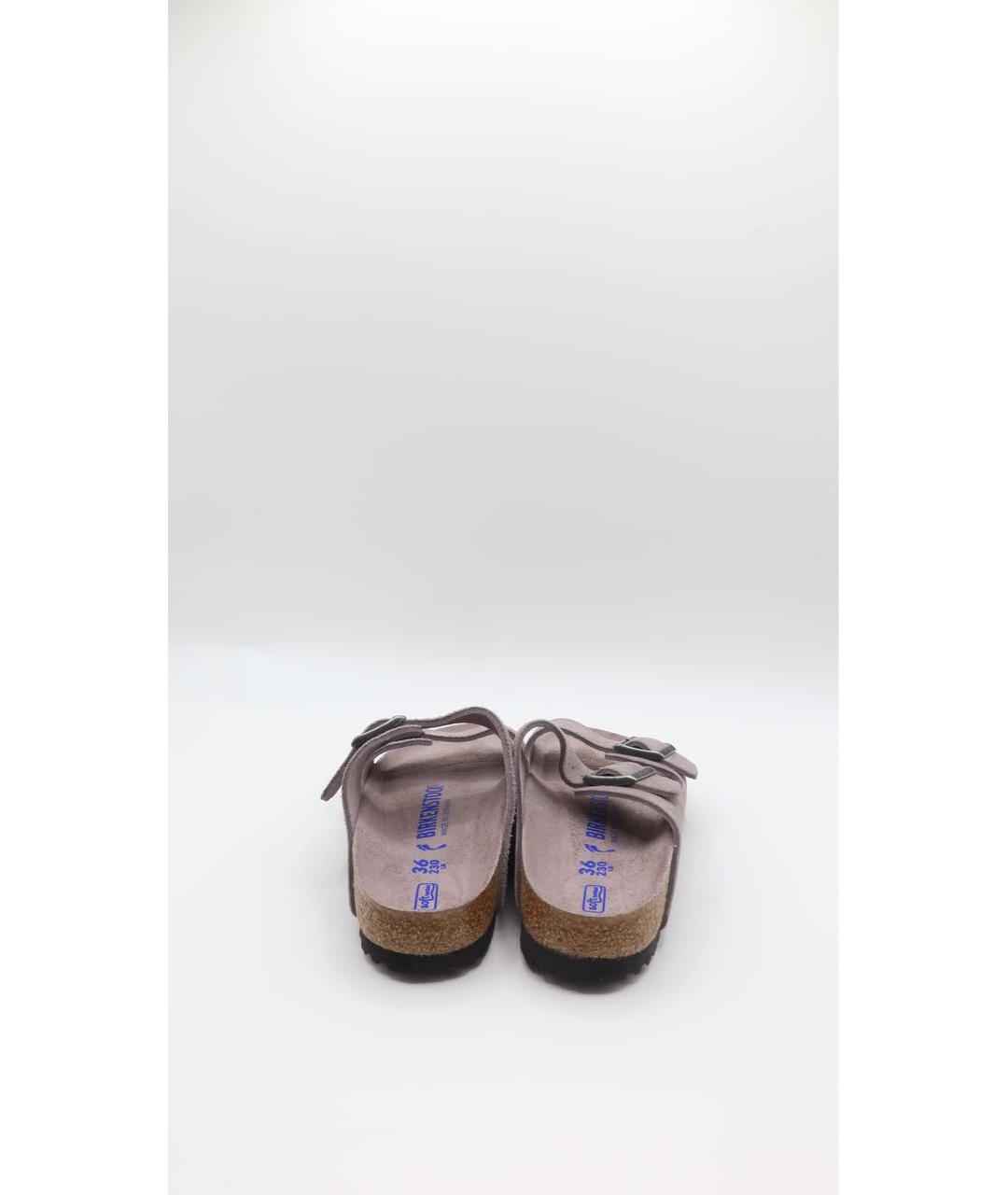 BIRKENSTOCK Розовые замшевые сандалии, фото 2