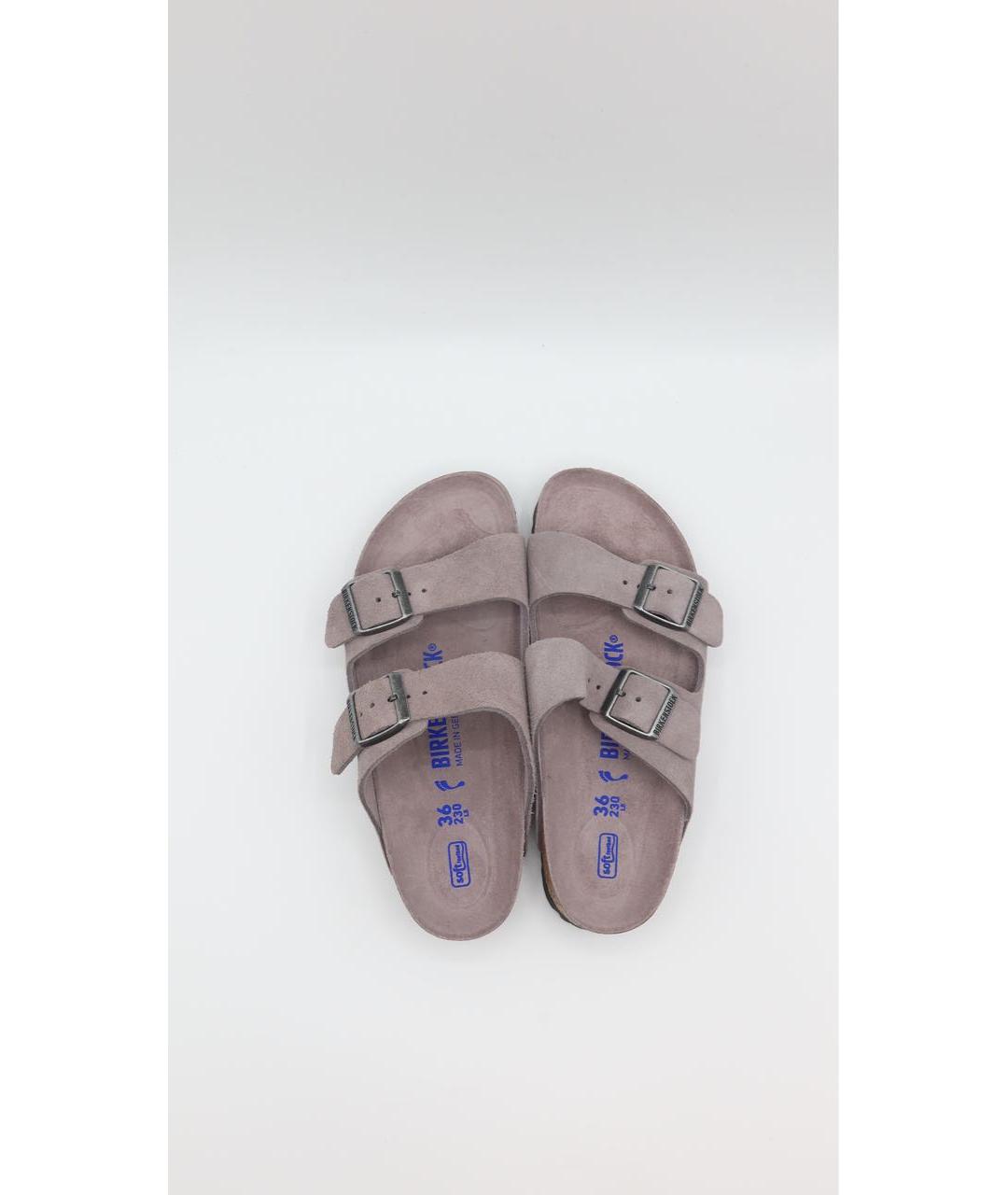 BIRKENSTOCK Розовые замшевые сандалии, фото 4