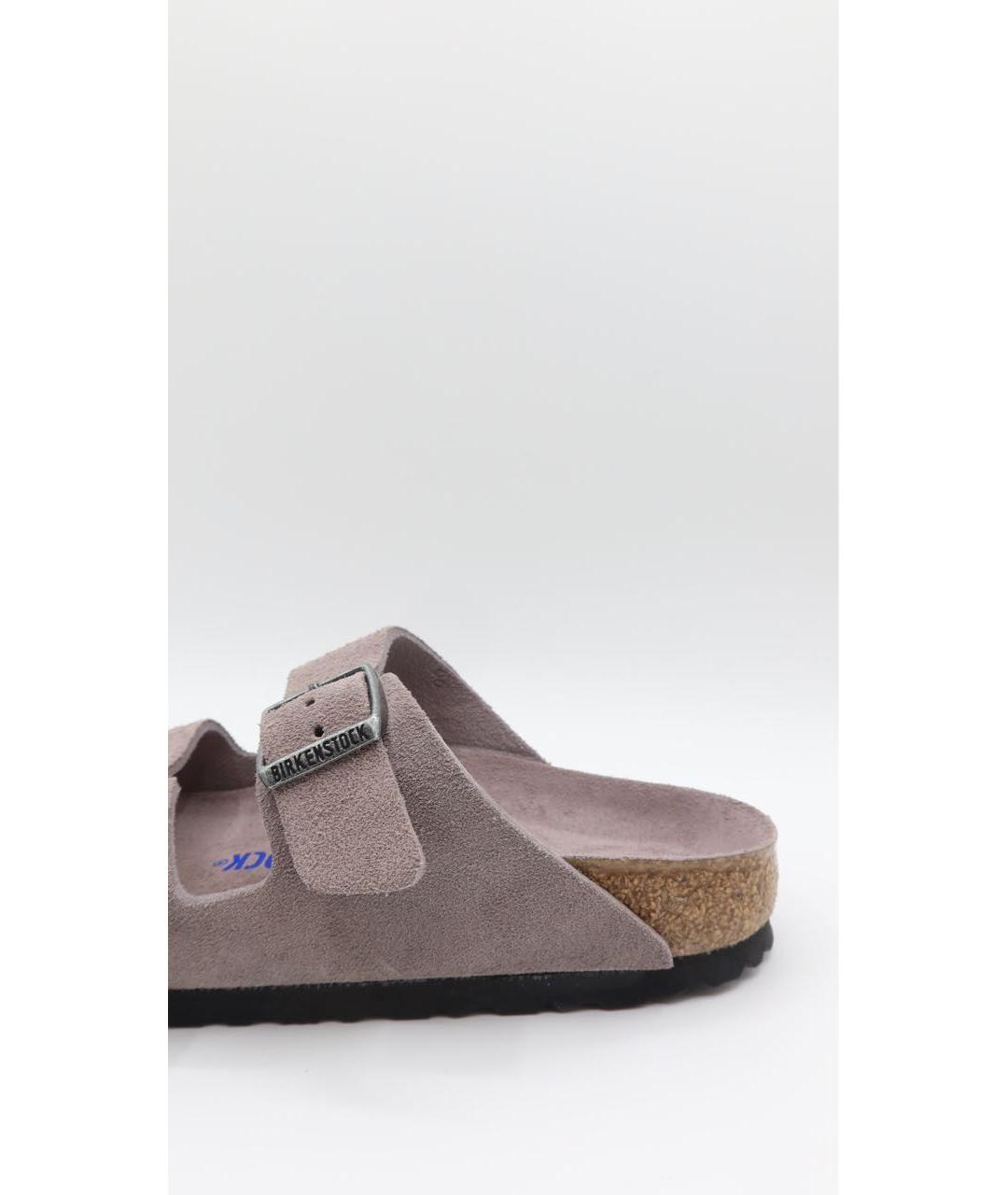 BIRKENSTOCK Розовые замшевые сандалии, фото 3